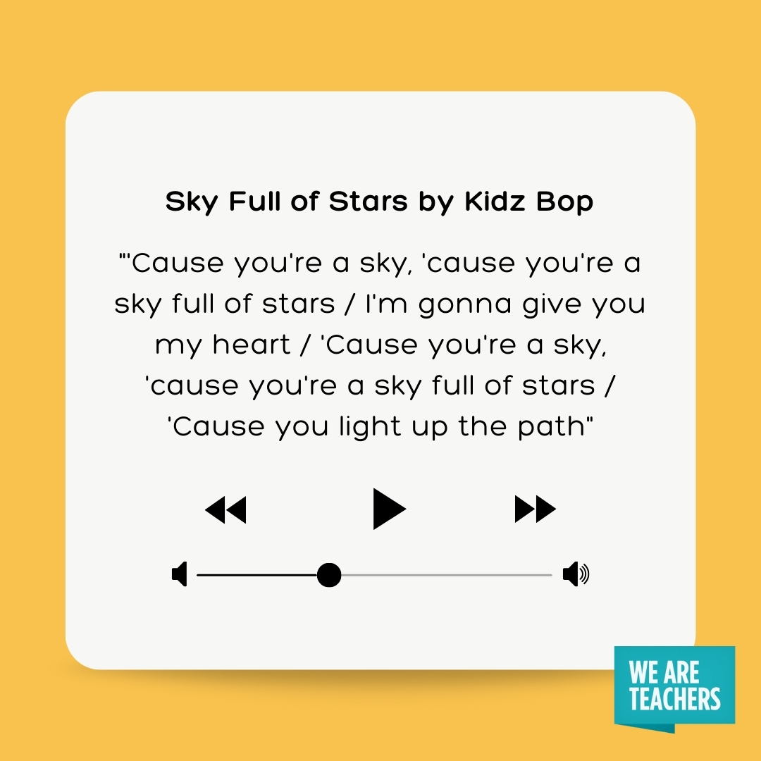 Camp-Songs-8_v2 Sky Full of Stars by Kidz Bop