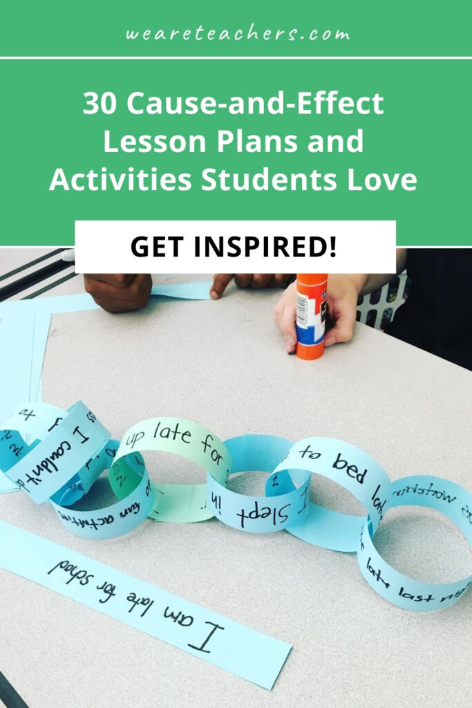 Cause-and-Effect-Lesson-Plans Cause-and-effect can be a tricky concept to teach, but these fun cause-and-effect lesson plans will help your kids catch on quickly!