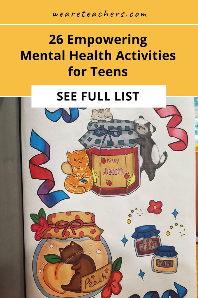 Looking for ways to support your teenage students' social-emotional well-being? Try these mental health activities for teens .