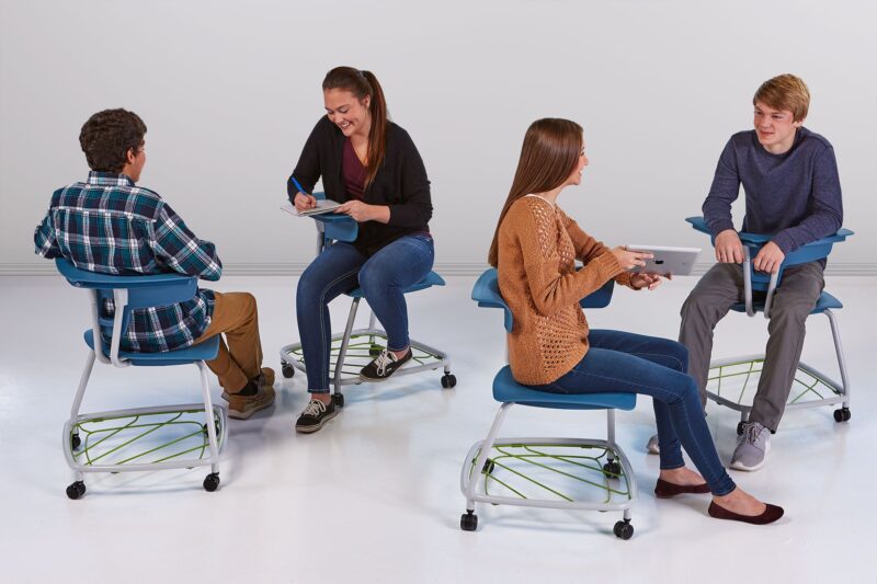 Image of KI Ruckus chairs in a classroom or office setting