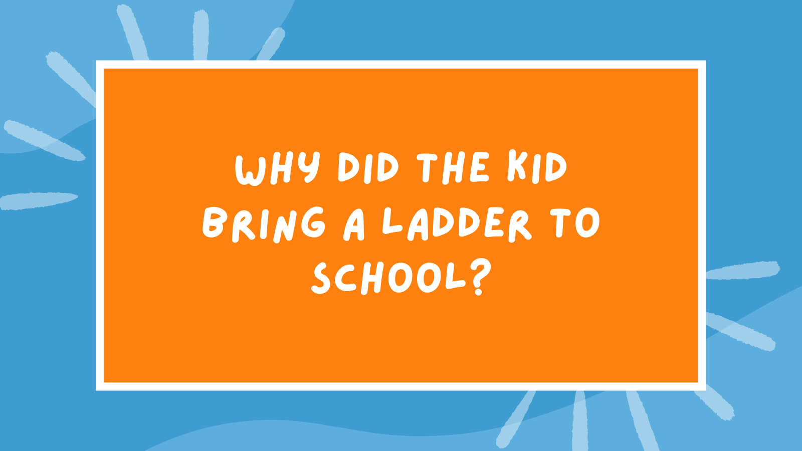 Kindergarten Jokes Feature
